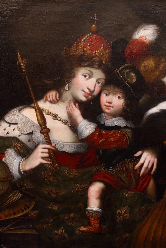 LOUIS XIV AND HIS MOTHER